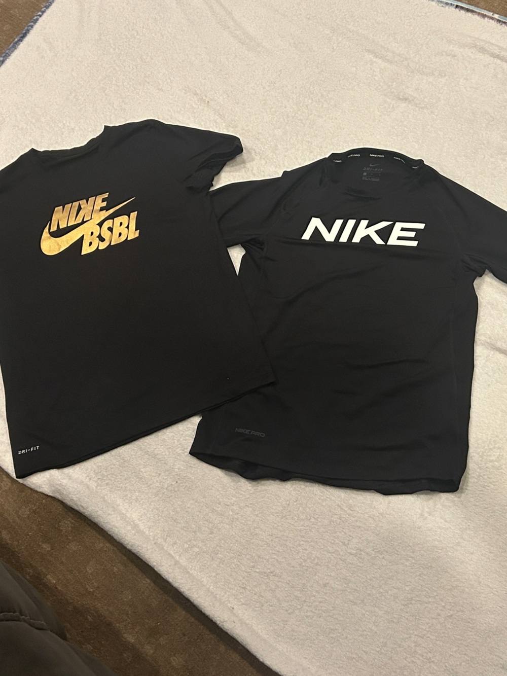 Nike Black Short and long Tees bundle!